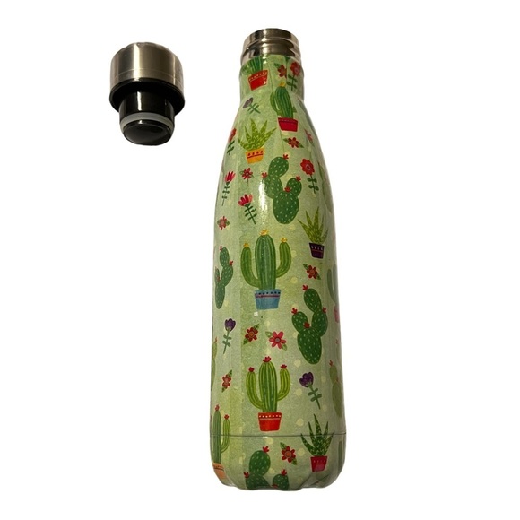 Natural Life cactus print water bottle - Picture 2 of 4